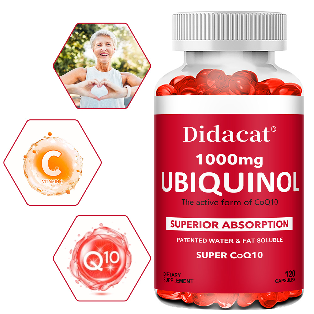 Coq10 Ubiquinol Softgel - Ubiquinol CoQ10 1000mg Softgels, Forma Ativa,