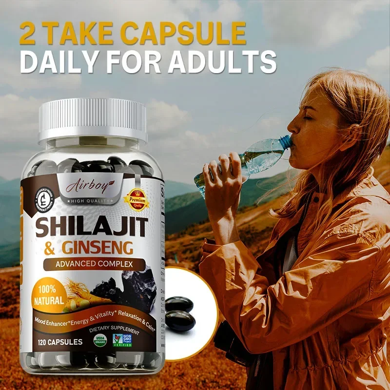 Shilajit e ginseng - suporte d - Pre Workout Supplement avaliação e preço