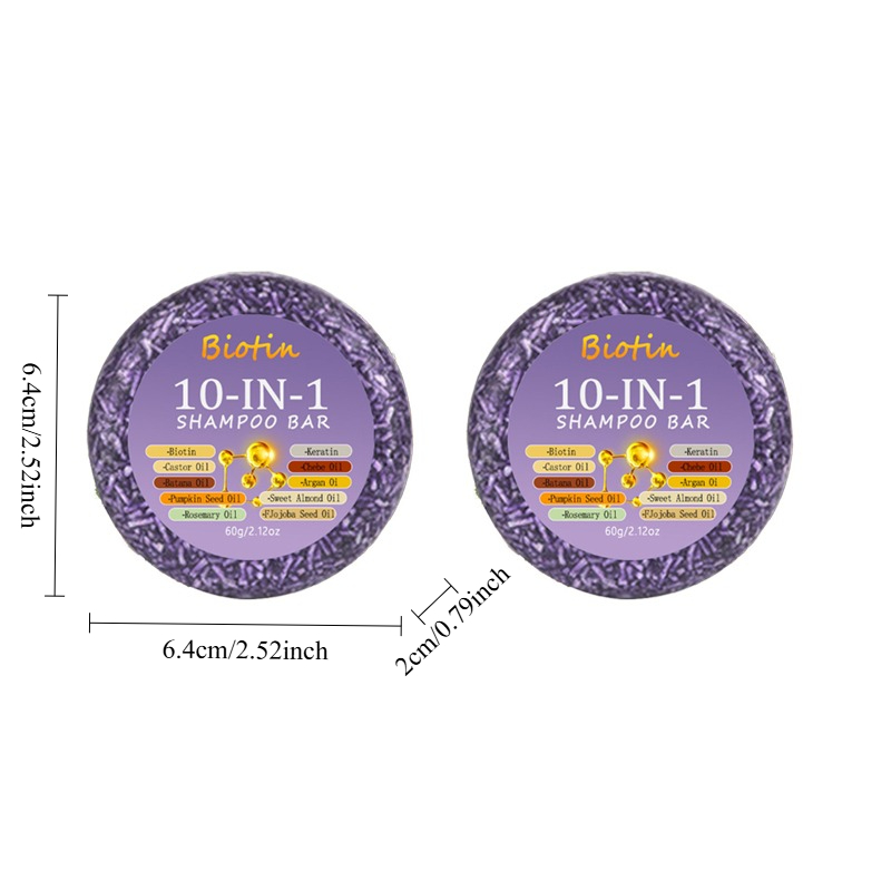 2PCS10-em-1 Sabonete Shampoo c - Biotin Hair Growth avaliação e preço