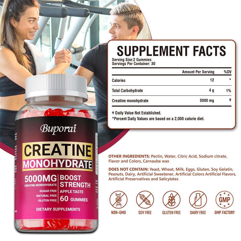 Gomas de monohidratos de creat - Pre Workout Supplement avaliação e preço
