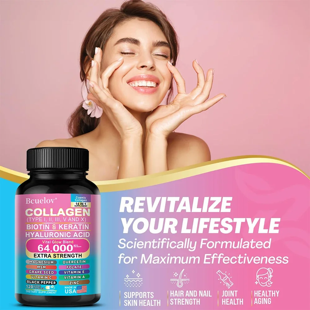 Cápsulas de colágeno biotina q - Biotin Hair Growth avaliação e preço