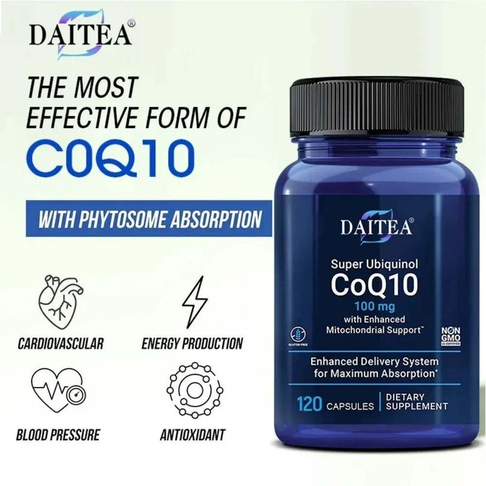Ubiquinol 100mg CoQ10, Saúde d - Coq10 Ubiquinol Softgel avaliação e preço