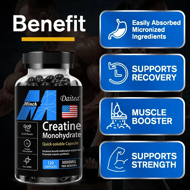 Daitea Creatine 3.000 mg Monoh - Pre Workout Supplement avaliação e preço