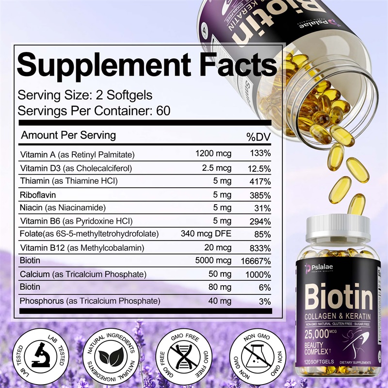 Cápsulas de Biotina + Colágeno - Biotin Hair Growth avaliação e preço