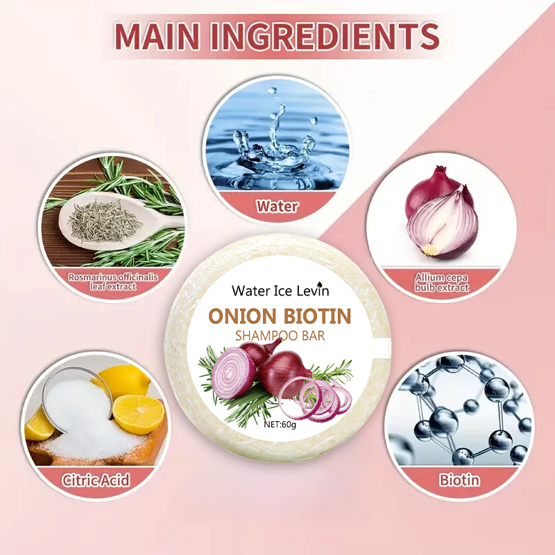 Barra de Shampoo de Cebola e B - Biotin Hair Growth avaliação e preço