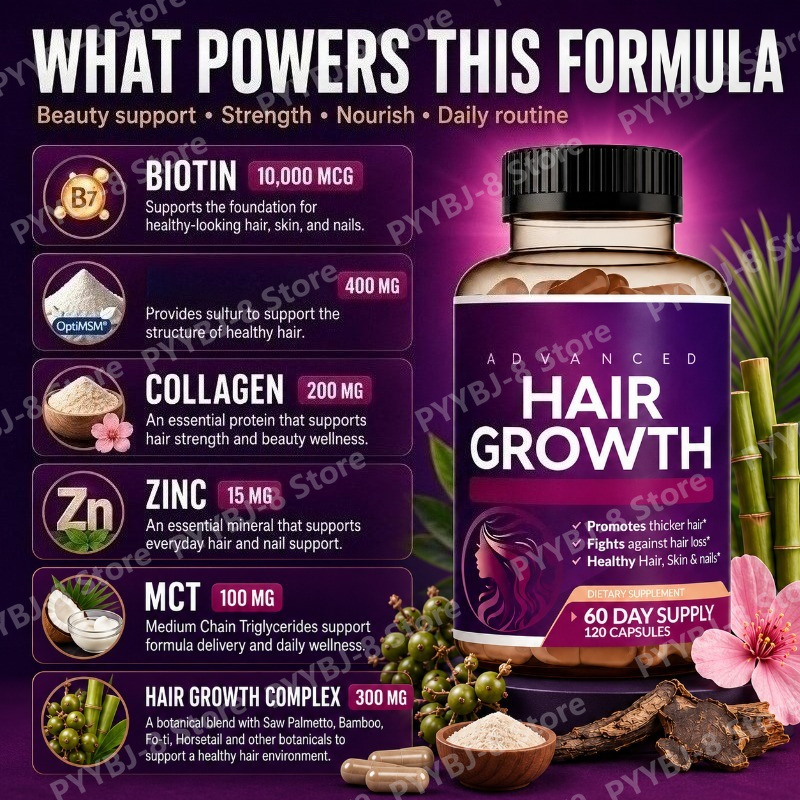 Vitaminas para Cabelo Feminino - Biotin Hair Growth avaliação e preço