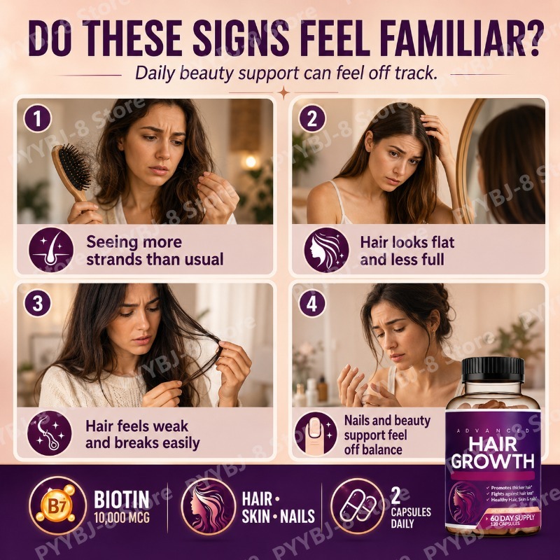 Vitaminas para Cabelo Feminino - Biotin Hair Growth avaliação e preço